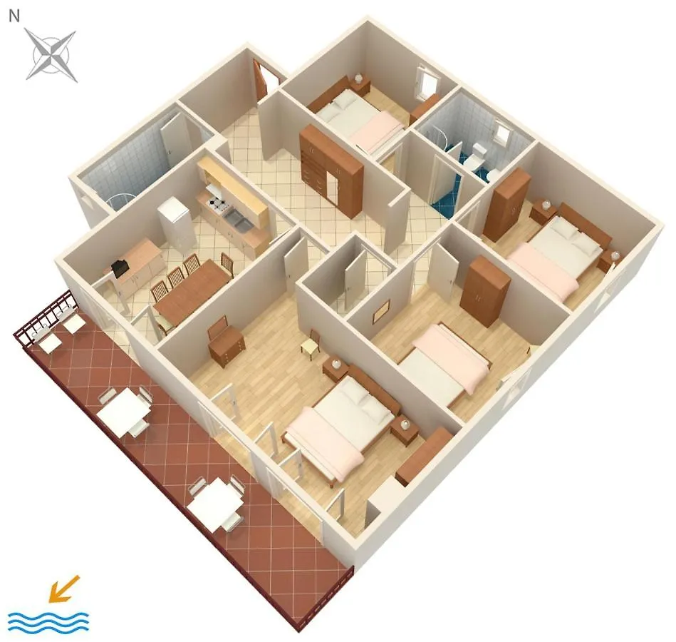 Apartments With A Parking Space Rabac, Labin - 3011 Rabac